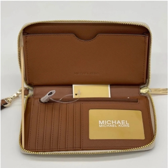 Michael Kors JST Flat MF Phone Case Wallet Leather - Picture 4 of 6